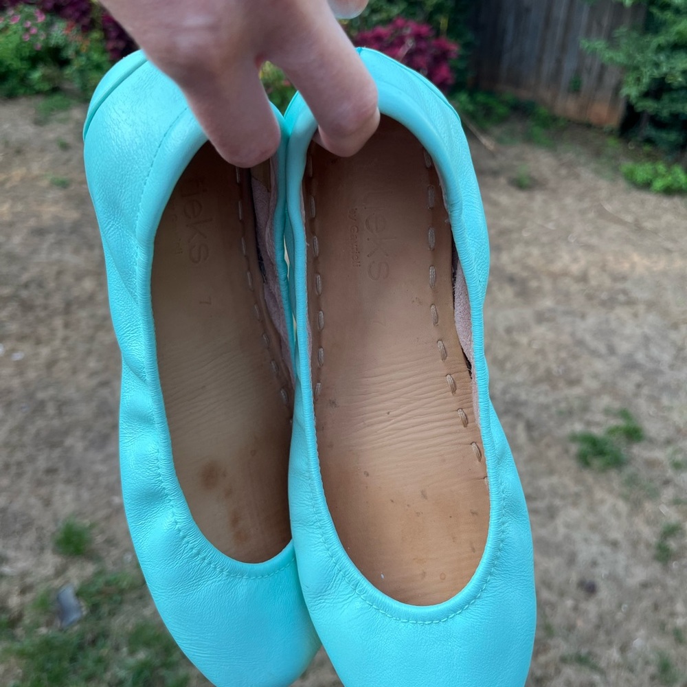 Tieks Turquoise Ballet Flats